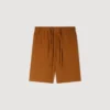 Linnen short met elastische tailleband Linnen short met elastische tailleband