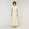 Maxi-gebreide rok Maxi-gebreide rok