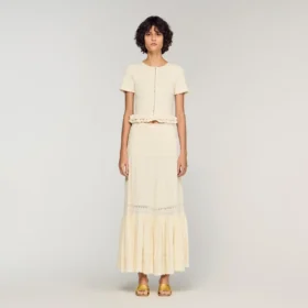 Maxi-gebreide rok Maxi-gebreide rok