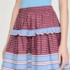 Maxi gestreepte katoenen rok Maxi gestreepte katoenen rok