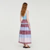 Maxi gestreepte katoenen rok Maxi gestreepte katoenen rok