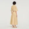 Maxi-rok van katoen met strass-steentjes Maxi-rok van katoen met strass-steentjes
