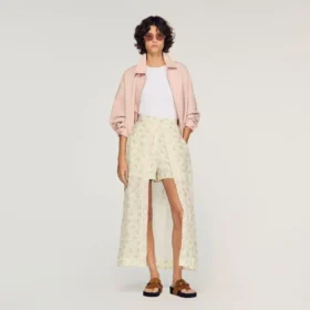 Maxi-skort met bloemenprint