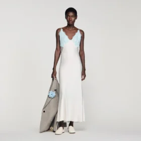 Maxijurk in lingeriestijl