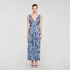 Maxijurk met bloemenprint