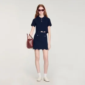 Mini-gebreide rok