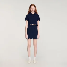 Mini-gebreide rok
