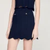 Mini-gebreide rok Mini-gebreide rok