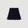 Mini-gebreide rok Mini-gebreide rok
