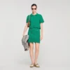 Mini-gebreide rok met decoratieve details Mini-gebreide rok met decoratieve details