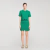 Mini-gebreide rok met decoratieve details Mini-gebreide rok met decoratieve details