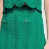 Mini-gebreide rok met decoratieve details Mini-gebreide rok met decoratieve details