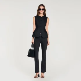 Peplum-vest
