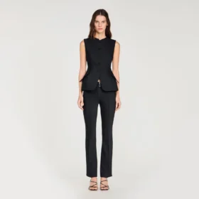 Peplum-vest