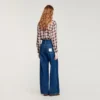 Raw straight jeans met opgestikte zakken Raw straight jeans met opgestikte zakken