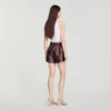 Shorts met verweerde look en strass-steentjes