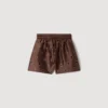 Shorts met verweerde look en strass-steentjes
