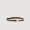 Smalle leren riem