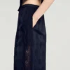 Soepel vallende broek van paisley-jacquard Soepel vallende broek van paisley-jacquard