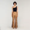 Soepelvallende broek met bandana-print Soepelvallende broek met bandana-print
