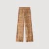Soepelvallende broek met bandana-print Soepelvallende broek met bandana-print