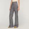 Soepelvallende broek met bloemenprint Soepelvallende broek met bloemenprint