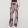 Soepelvallende broek met bloemenprint Soepelvallende broek met bloemenprint