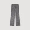 Soepelvallende broek met bloemenprint Soepelvallende broek met bloemenprint