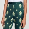 Soepelvallende broek met paisleyprint Soepelvallende broek met paisleyprint