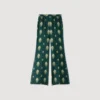 Soepelvallende broek met paisleyprint Soepelvallende broek met paisleyprint