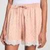 Strass-short met kant Strass-short met kant