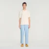 T-shirt van badstof T-shirt van badstof