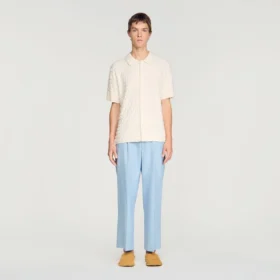 T-shirt van badstof T-shirt van badstof