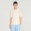 T-shirt van badstof T-shirt van badstof