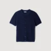 T-shirt van badstof T-shirt van badstof
