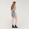 Tweedshort met pailletten in houndstooth-patroon Tweedshort met pailletten in houndstooth-patroon