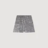 Tweedshort met pailletten in houndstooth-patroon Tweedshort met pailletten in houndstooth-patroon