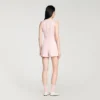 Tweedshort met ruitmotief en pailletten Tweedshort met ruitmotief en pailletten