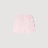 Tweedshort met ruitmotief en pailletten Tweedshort met ruitmotief en pailletten