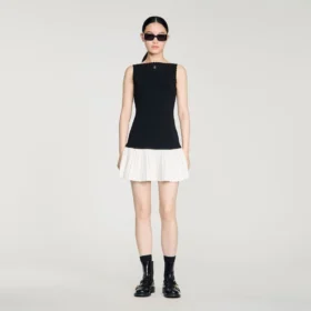 Tweekleurige mini-jurk