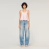 Verbleekte barrel-jeans Verbleekte barrel-jeans