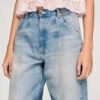 Verbleekte barrel-jeans Verbleekte barrel-jeans
