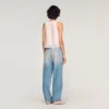 Verbleekte barrel-jeans Verbleekte barrel-jeans