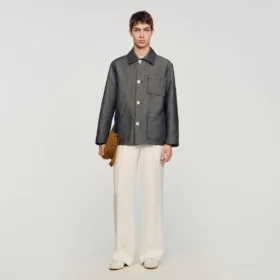Werkjas met jeans-effect