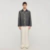 Werkjas met jeans-effect Werkjas met jeans-effect