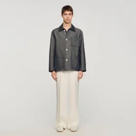 Werkjas met jeans-effect