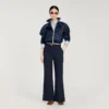 Wollen broek met wijde pijpen Wollen broek met wijde pijpen