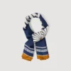 Zijden sjaal met bloemenprint
